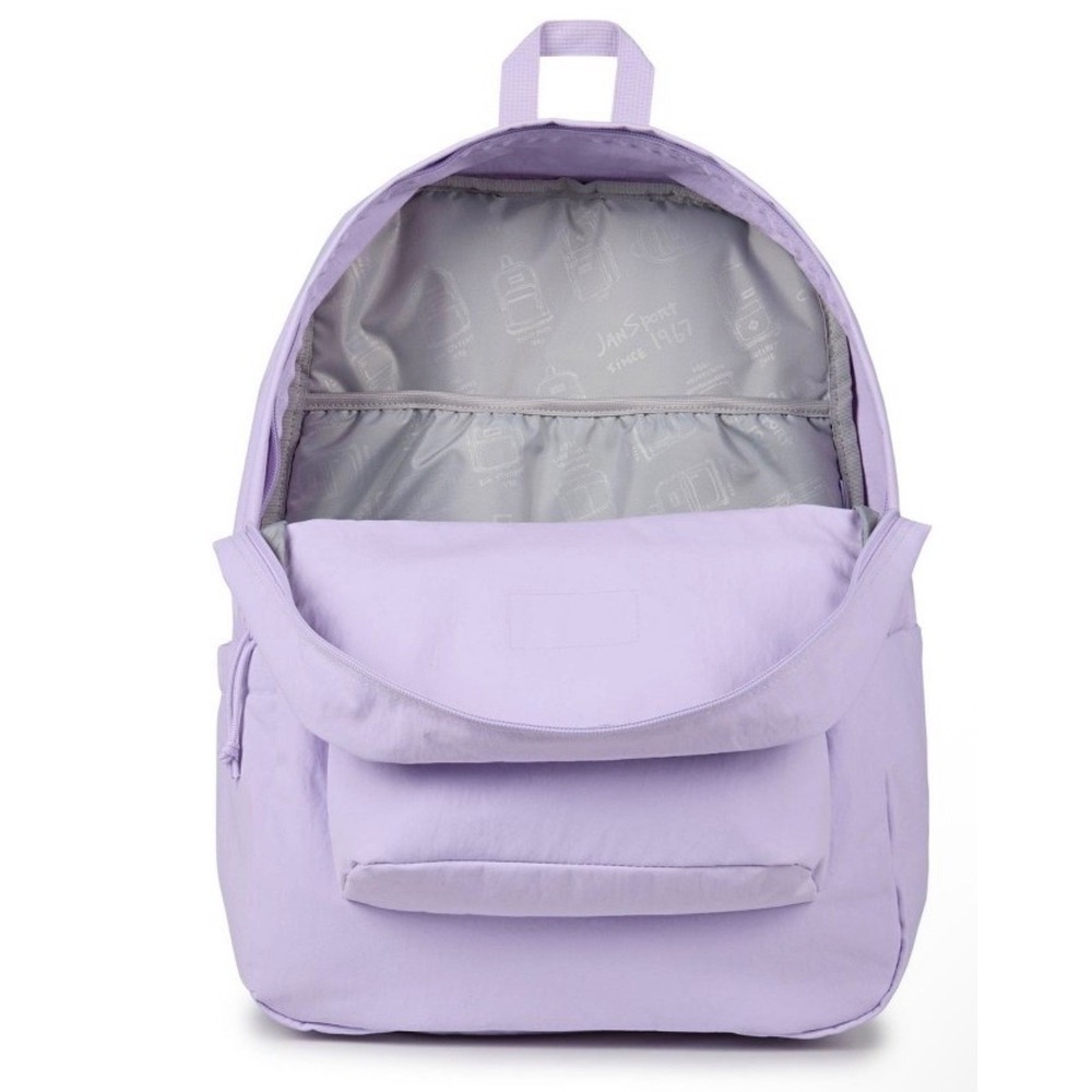 JanSport Superbreak Plus FX 17"Backpack - Pastel Lilac - Picture 3 of 3